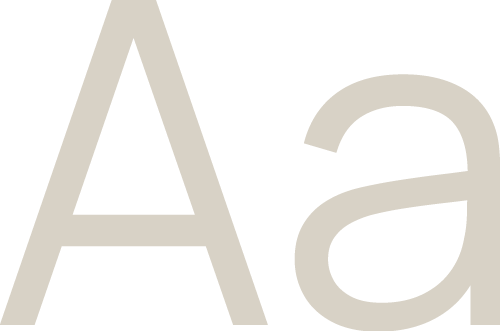 Darina Wuttig AERIS Typography Manope Aa