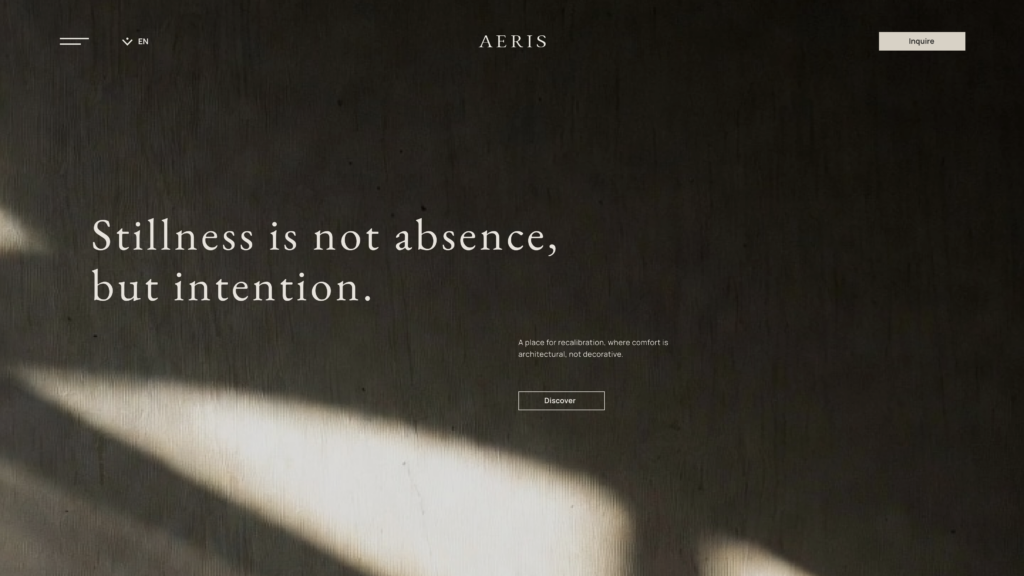 Darina Wuttig AERIS Magazin Website Stillness